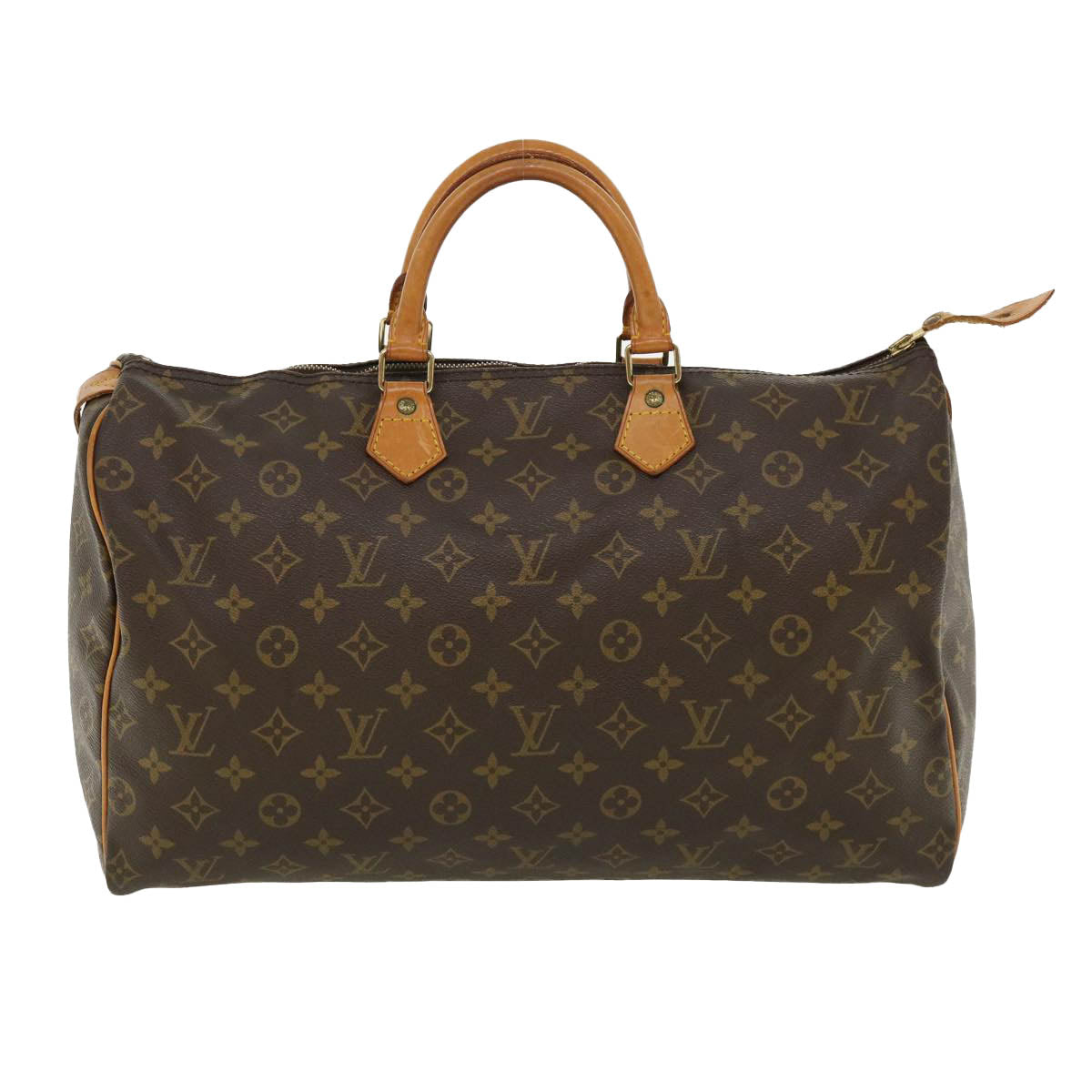 LOUIS VUITTON Monogram Speedy 40 Hand Bag M41522 LV Auth 36198