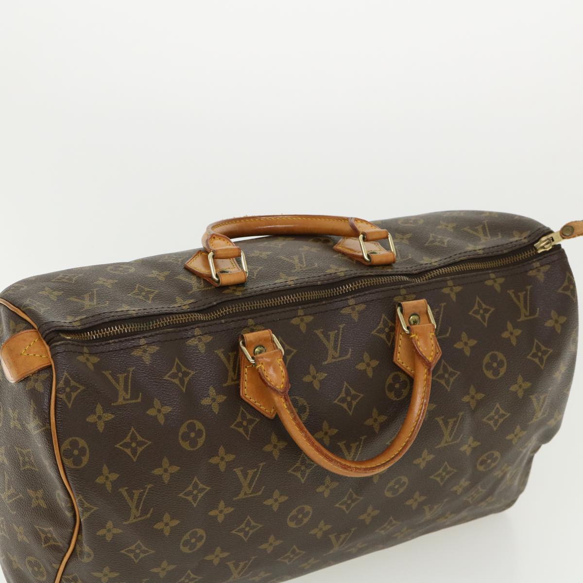 LOUIS VUITTON Monogram Speedy 40 Hand Bag M41522 LV Auth 36198