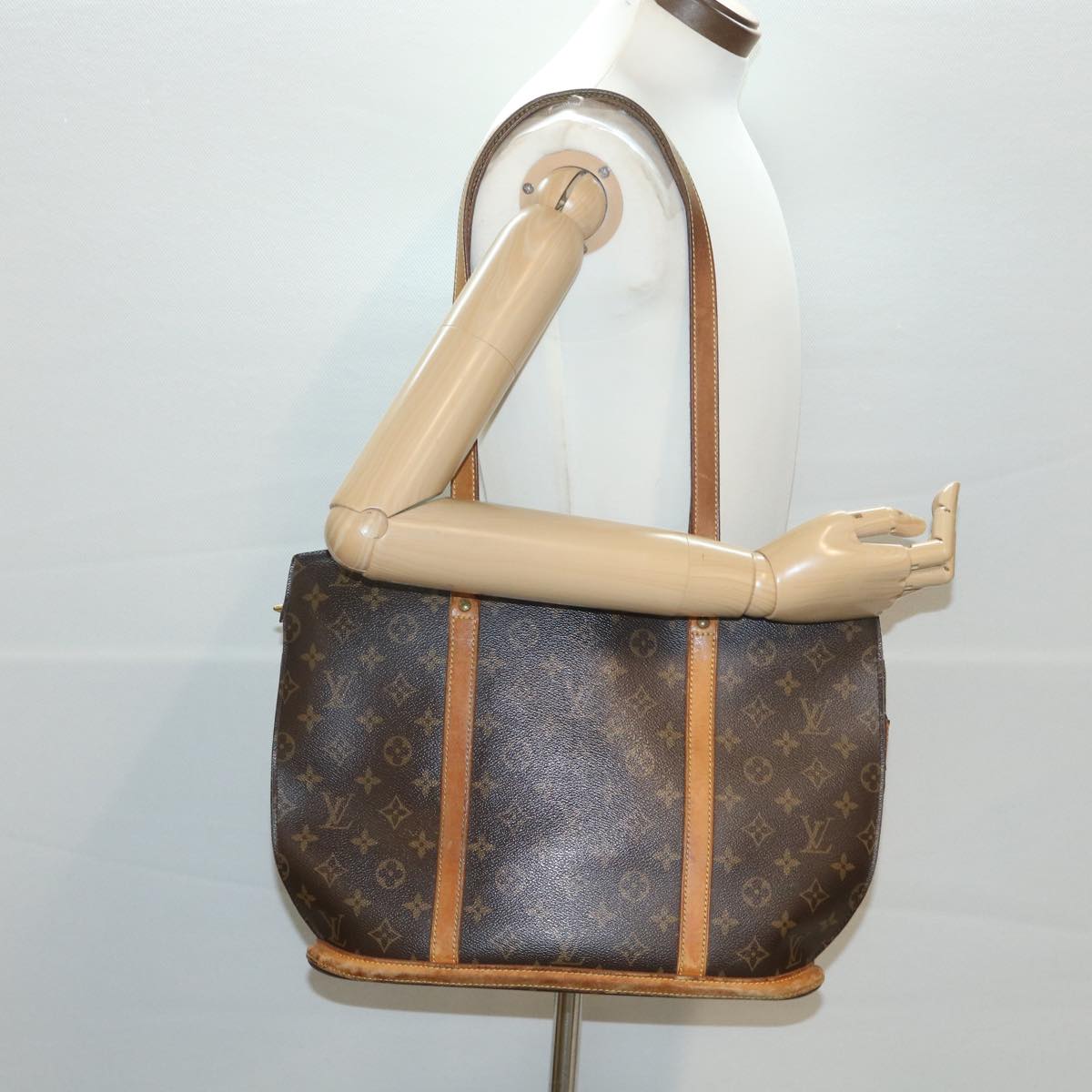 LOUIS VUITTON Monogram Babylone Tote Bag M51102 LV Auth 36231