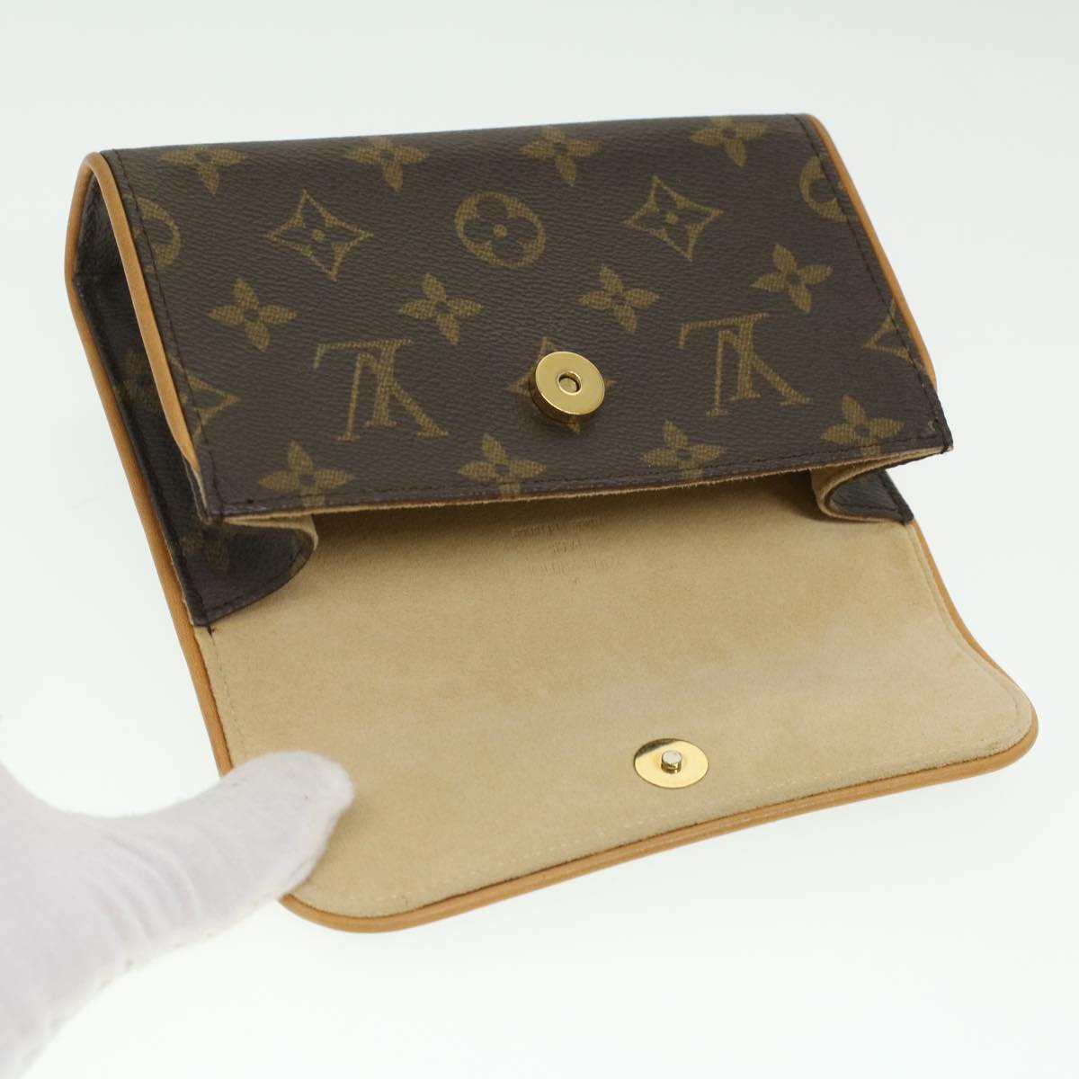 LOUIS VUITTON Monogram Pochette Florentine Waist Bag M51855 LV Auth 36295