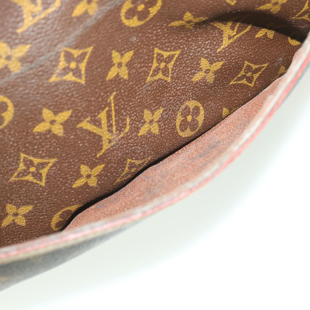 LOUIS VUITTON Monogram Compiegne 28 Clutch Bag M51845 LV Auth 36308