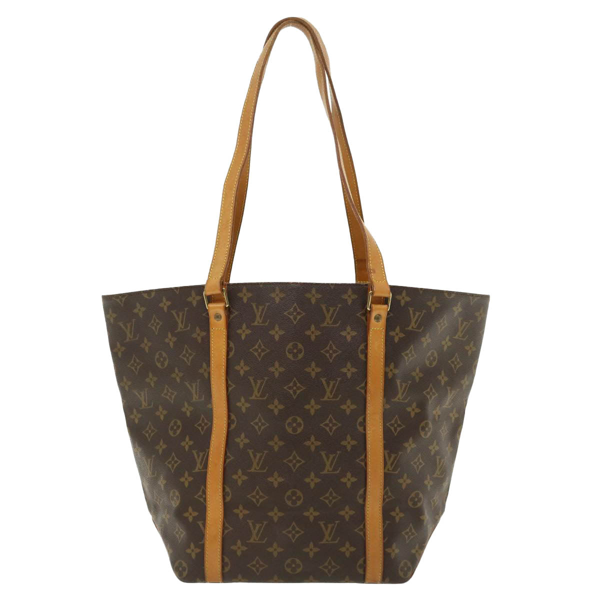 LOUIS VUITTON Monogram Sac Shopping Tote Bag M51108 LV Auth 36323