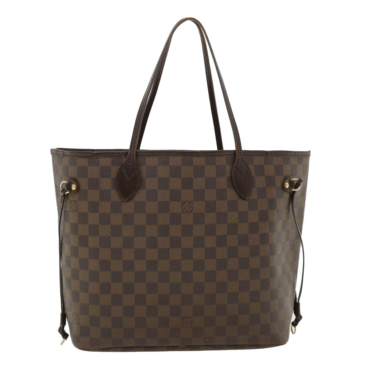 LOUIS VUITTON Damier Ebene Neverfull MM Tote Bag N51105 LV Auth 36326 - 0