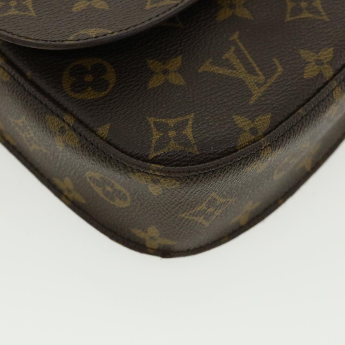 LOUIS VUITTON Monogram Saint Cloud MM Shoulder Bag M51243 LV Auth 36335