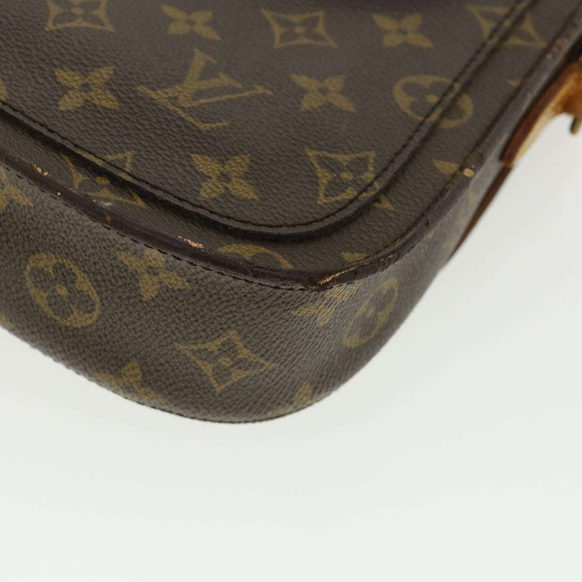 LOUIS VUITTON Monogram Saint Cloud MM Shoulder Bag M51243 LV Auth 36335