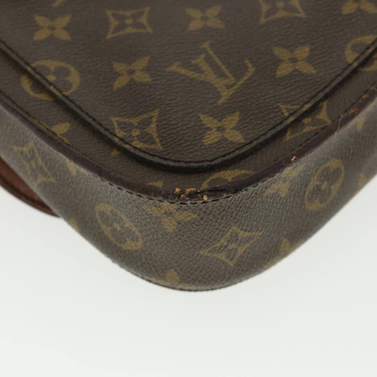 LOUIS VUITTON Monogram Saint Cloud MM Shoulder Bag M51243 LV Auth 36335