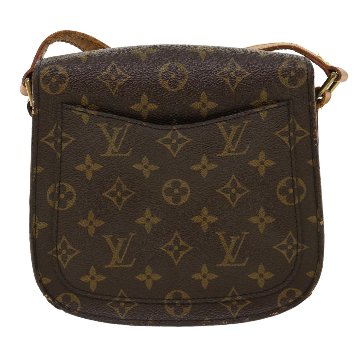 LOUIS VUITTON Monogram Saint Cloud MM Shoulder Bag M51243 LV Auth 36335