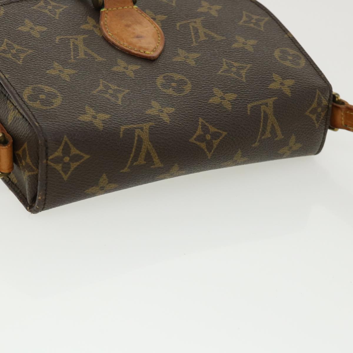 LOUIS VUITTON Monogram Saint Cloud MM Shoulder Bag M51243 LV Auth 36335