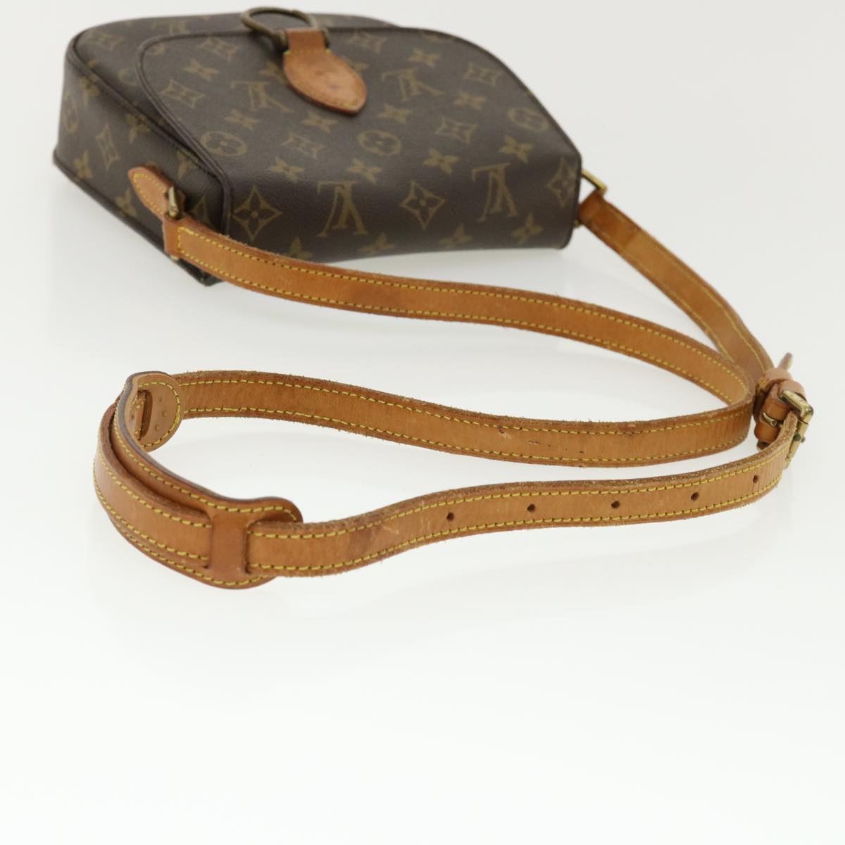 LOUIS VUITTON Monogram Saint Cloud MM Shoulder Bag M51243 LV Auth 36335