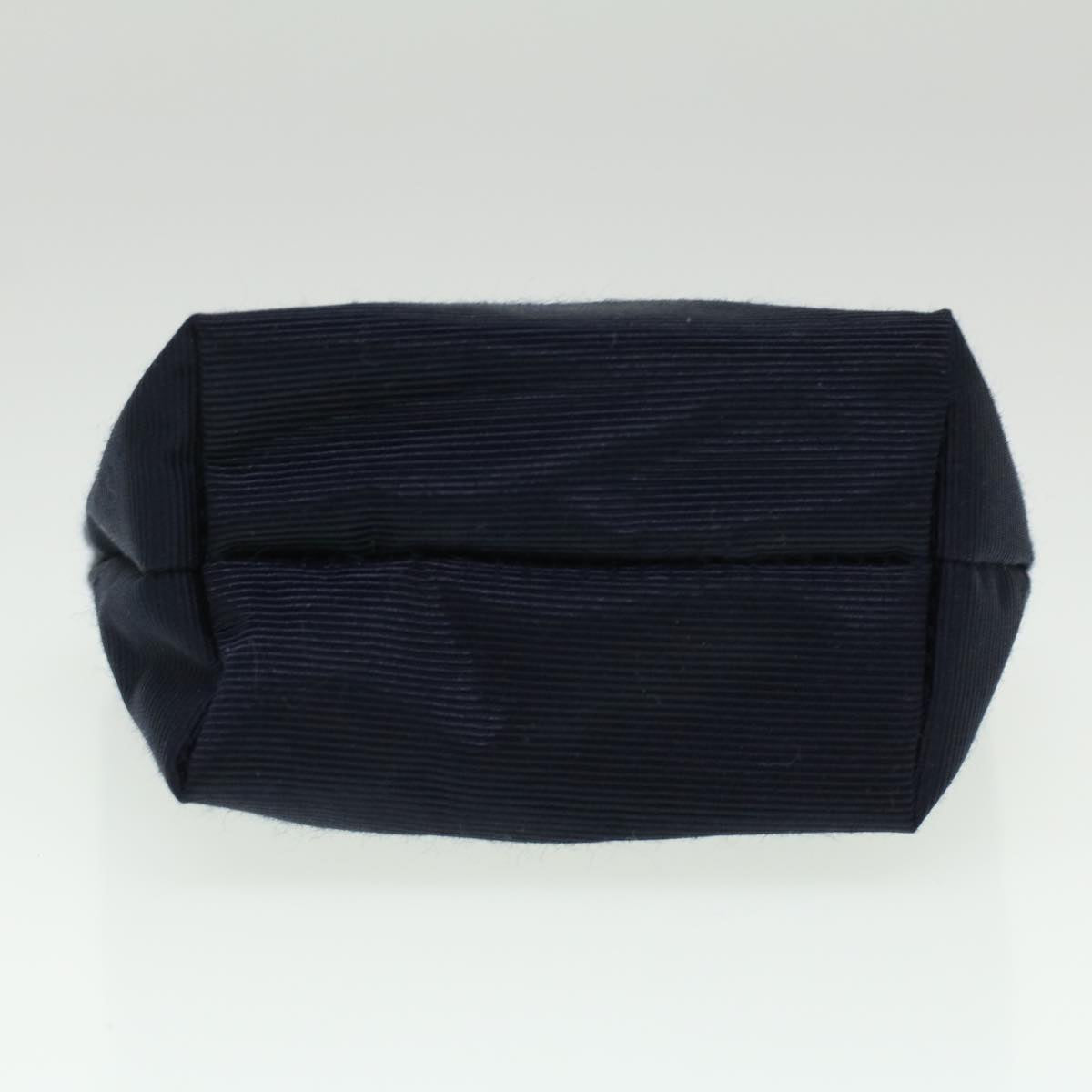 CELINE Logo Pouch Nylon Navy Auth 36351