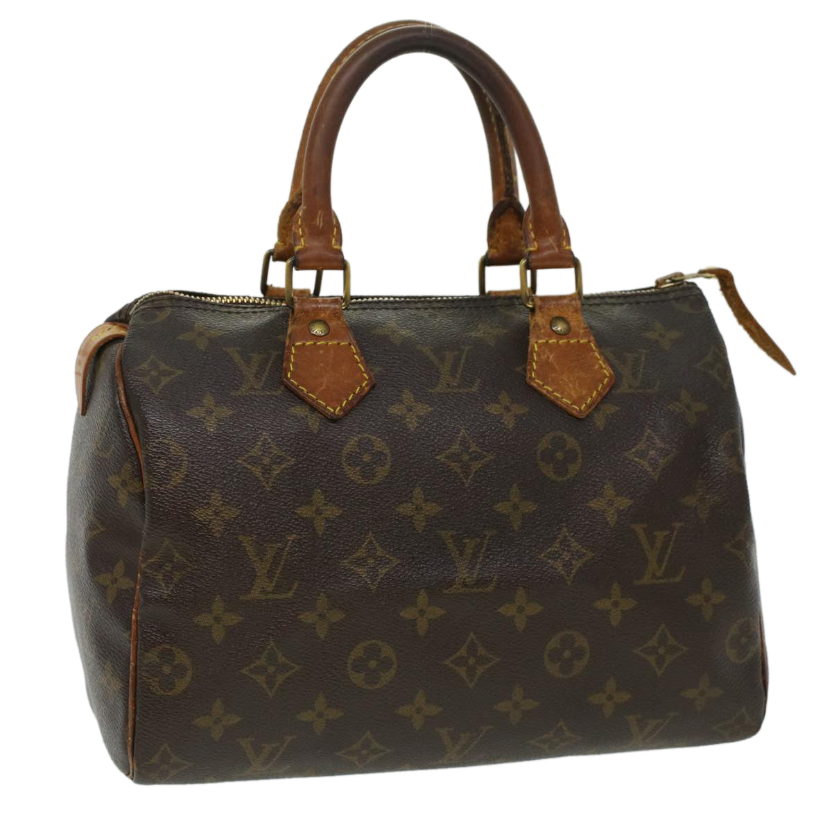 LOUIS VUITTON Monogram Speedy 25 Hand Bag M41528 LV Auth 36389