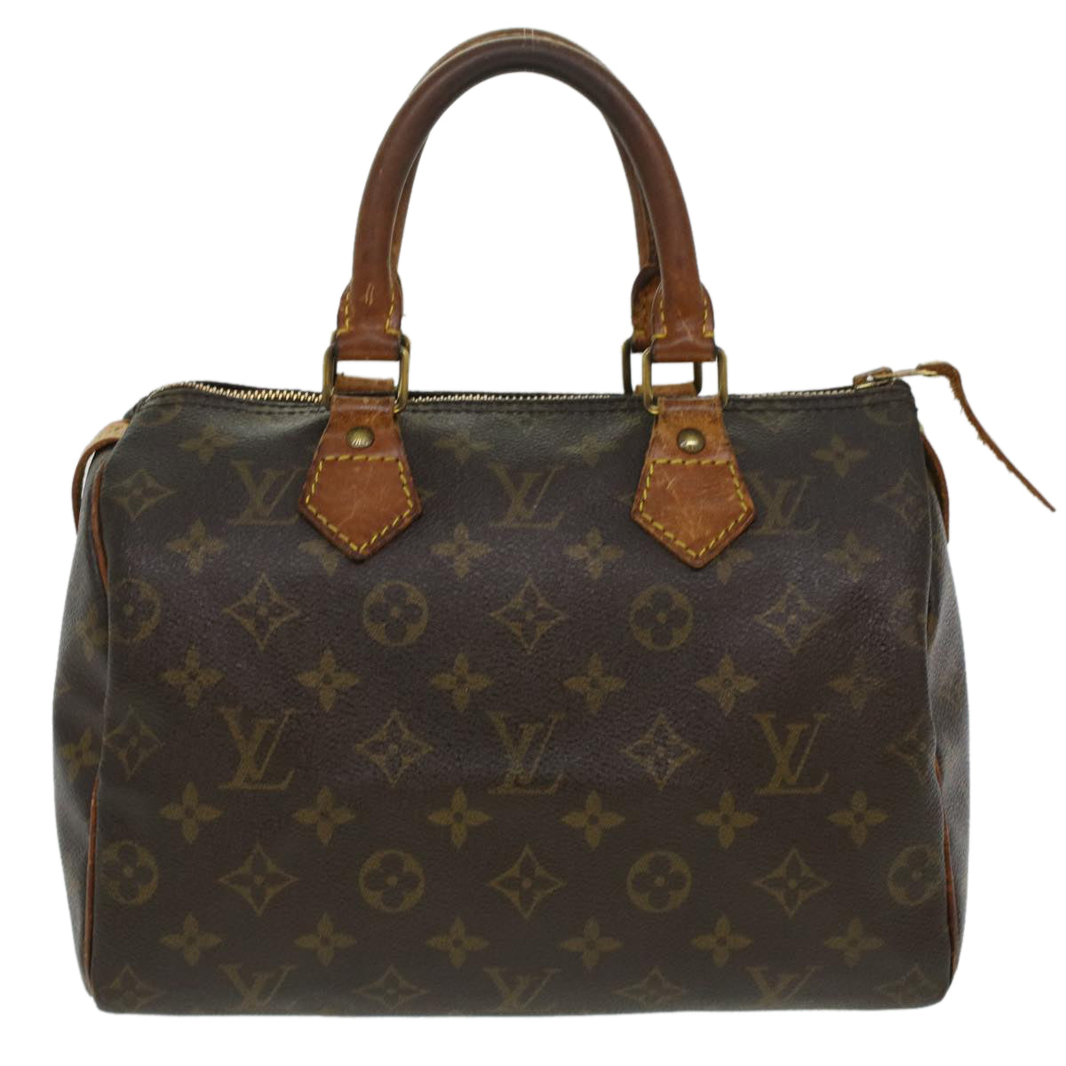 LOUIS VUITTON Monogram Speedy 25 Hand Bag M41528 LV Auth 36389