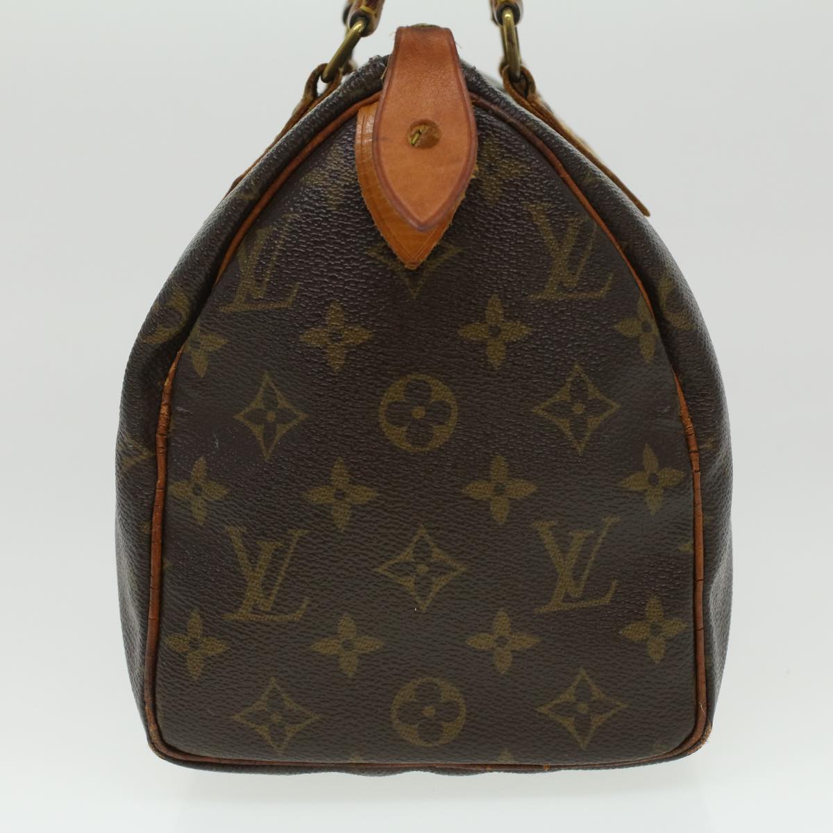 LOUIS VUITTON Monogram Speedy 25 Hand Bag M41528 LV Auth 36389