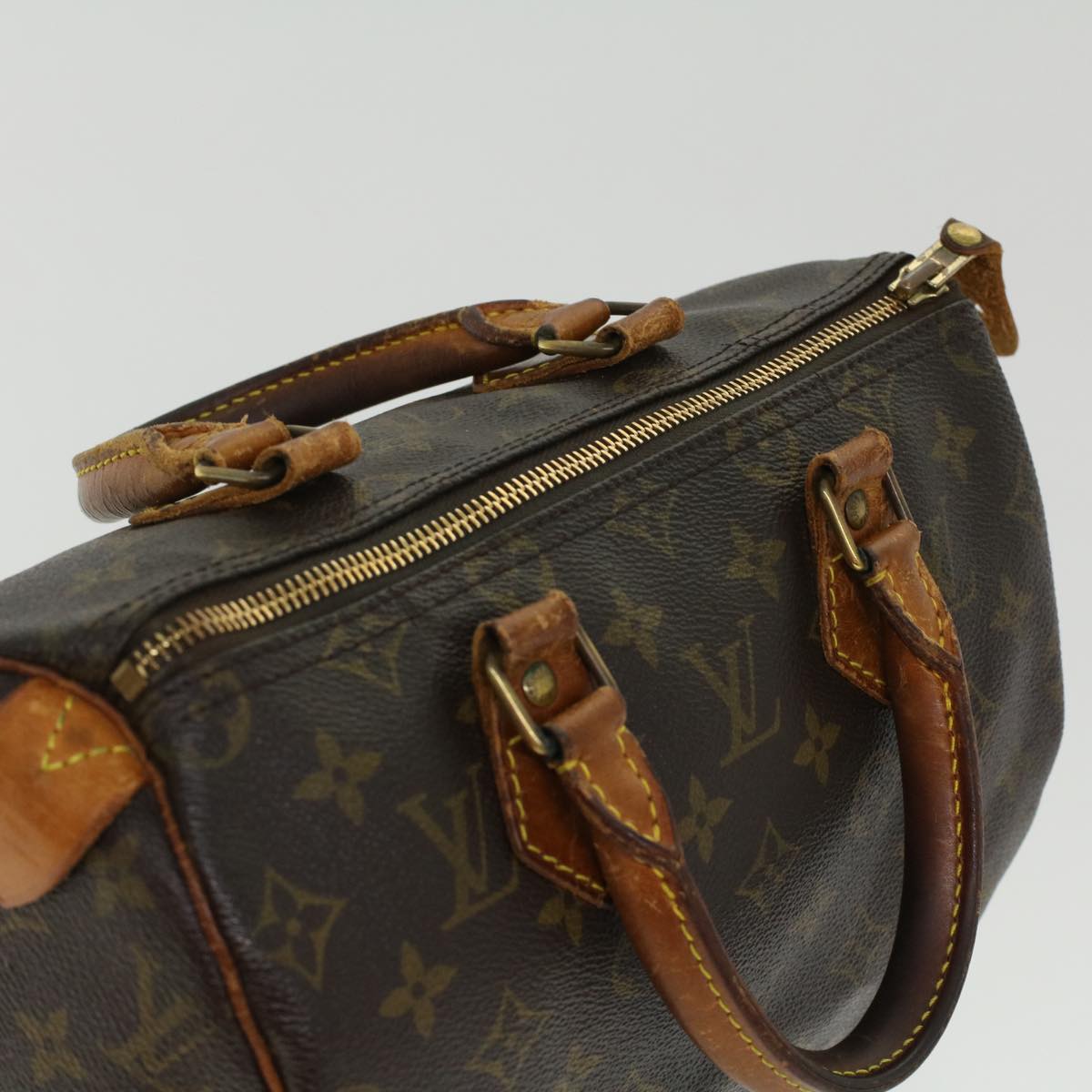 LOUIS VUITTON Monogram Speedy 25 Hand Bag M41528 LV Auth 36389