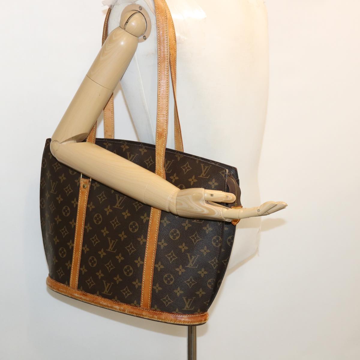 LOUIS VUITTON Monogram Babylone Tote Bag M51102 LV Auth 36442