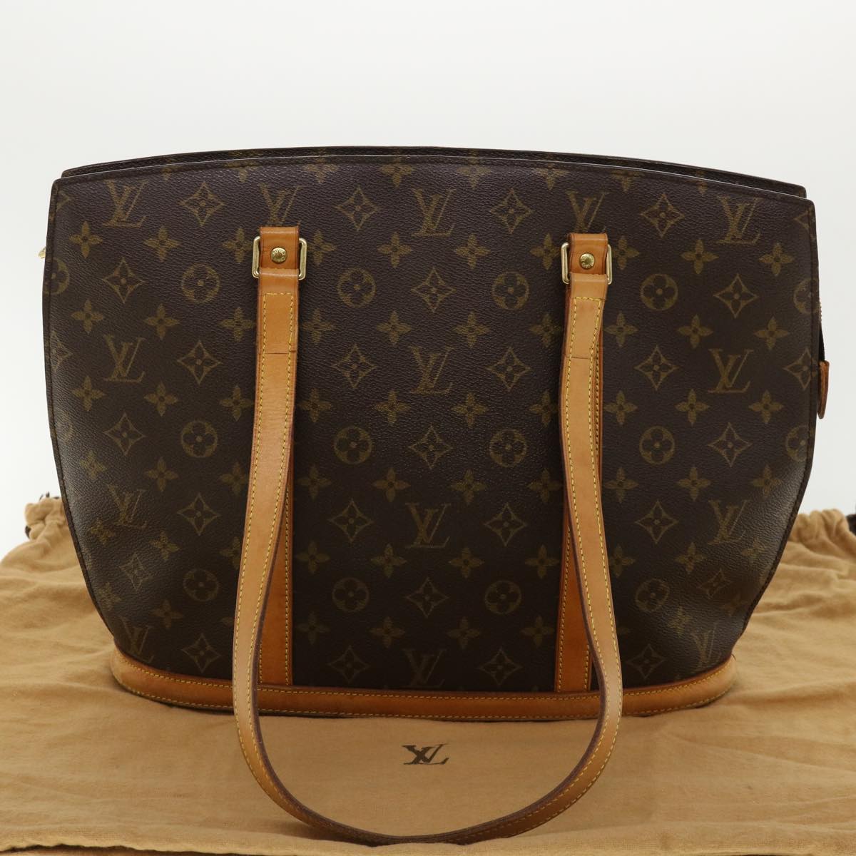 LOUIS VUITTON Monogram Babylone Tote Bag M51102 LV Auth 36446