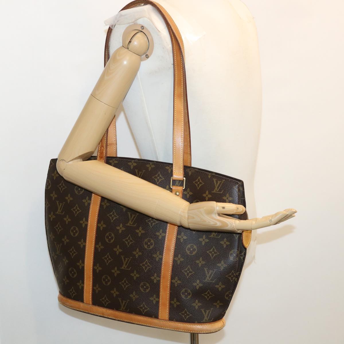 LOUIS VUITTON Monogram Babylone Tote Bag M51102 LV Auth 36446