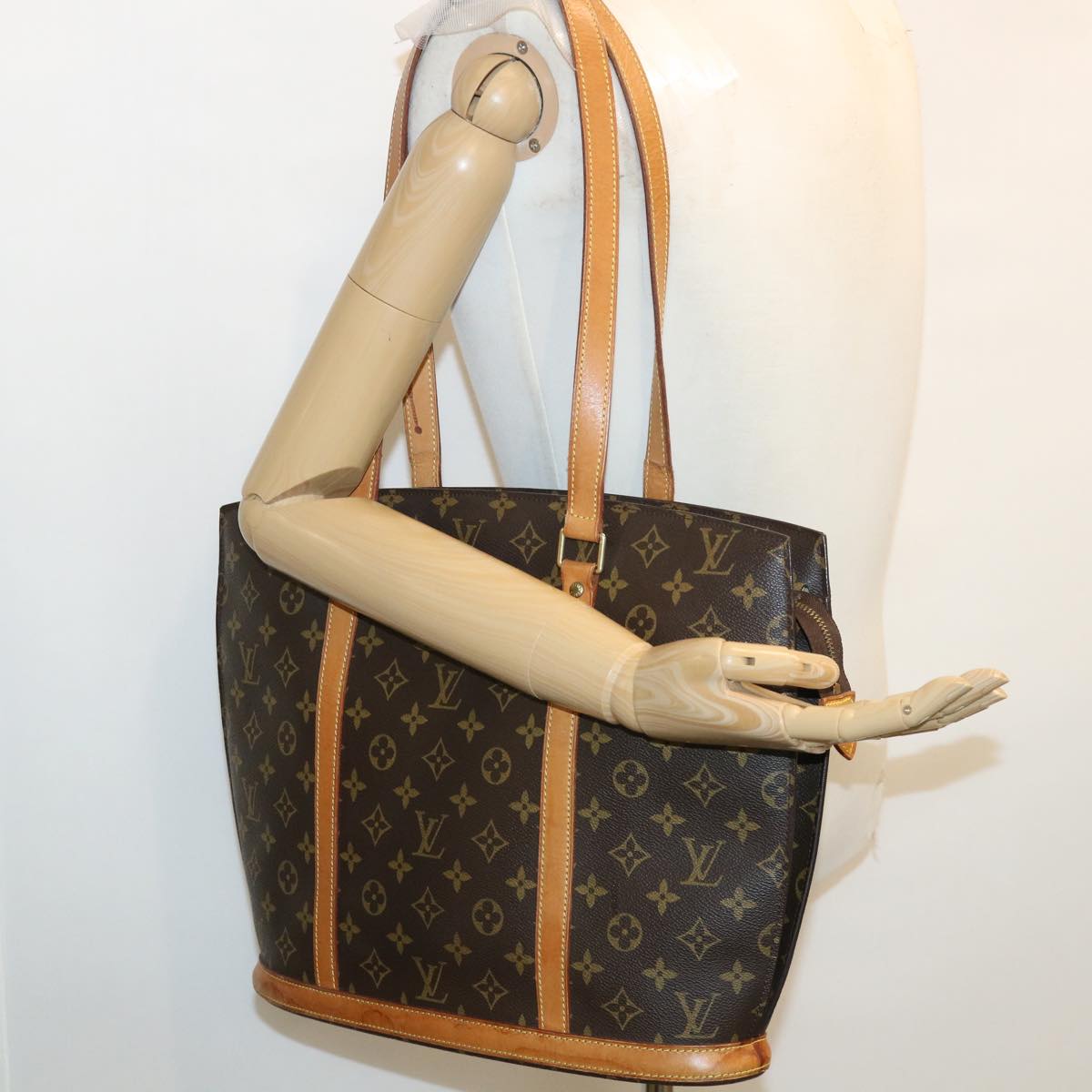 LOUIS VUITTON Monogram Babylone Tote Bag M51102 LV Auth 36448