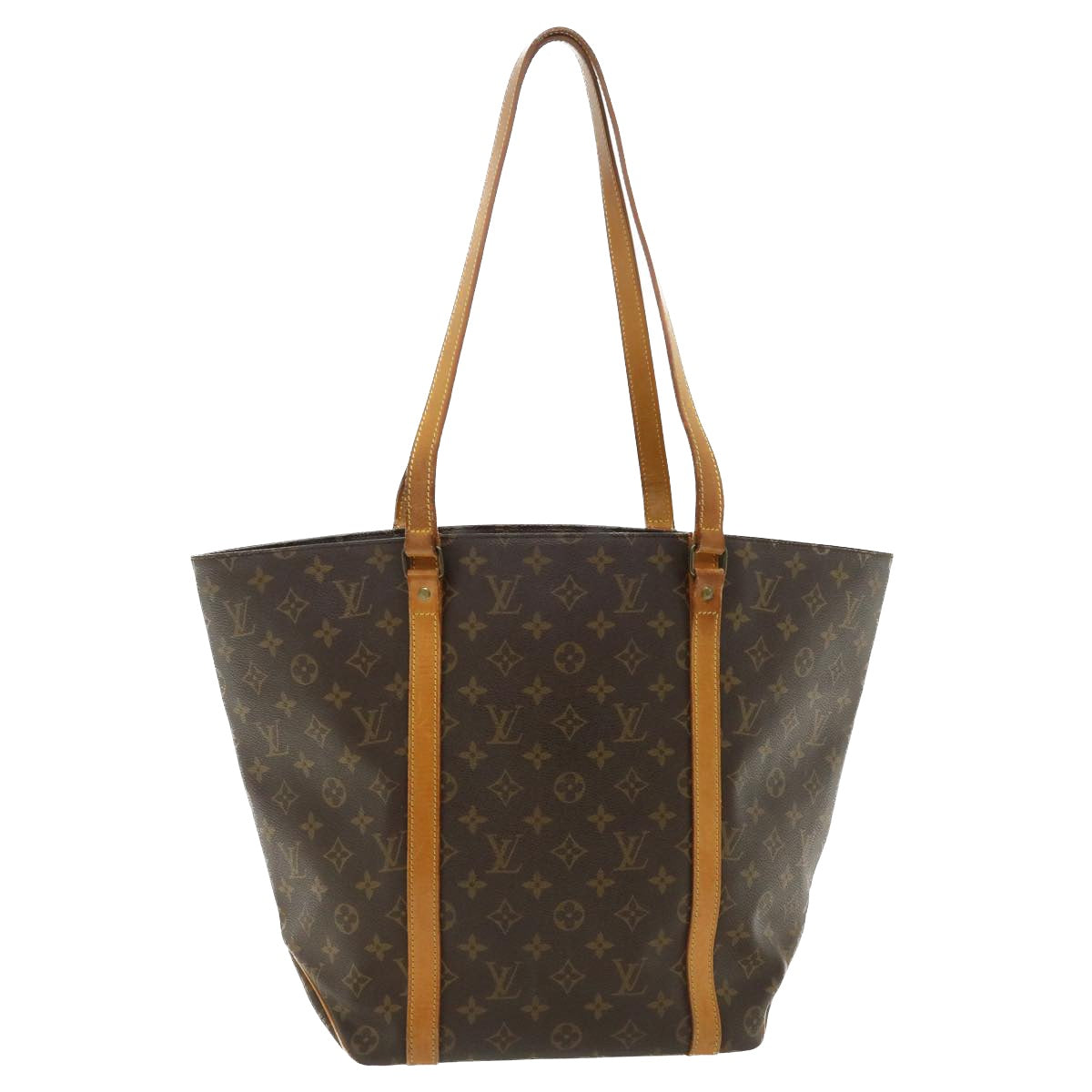 LOUIS VUITTON Monogram Sac Shopping Tote Bag M51108 LV Auth 36479