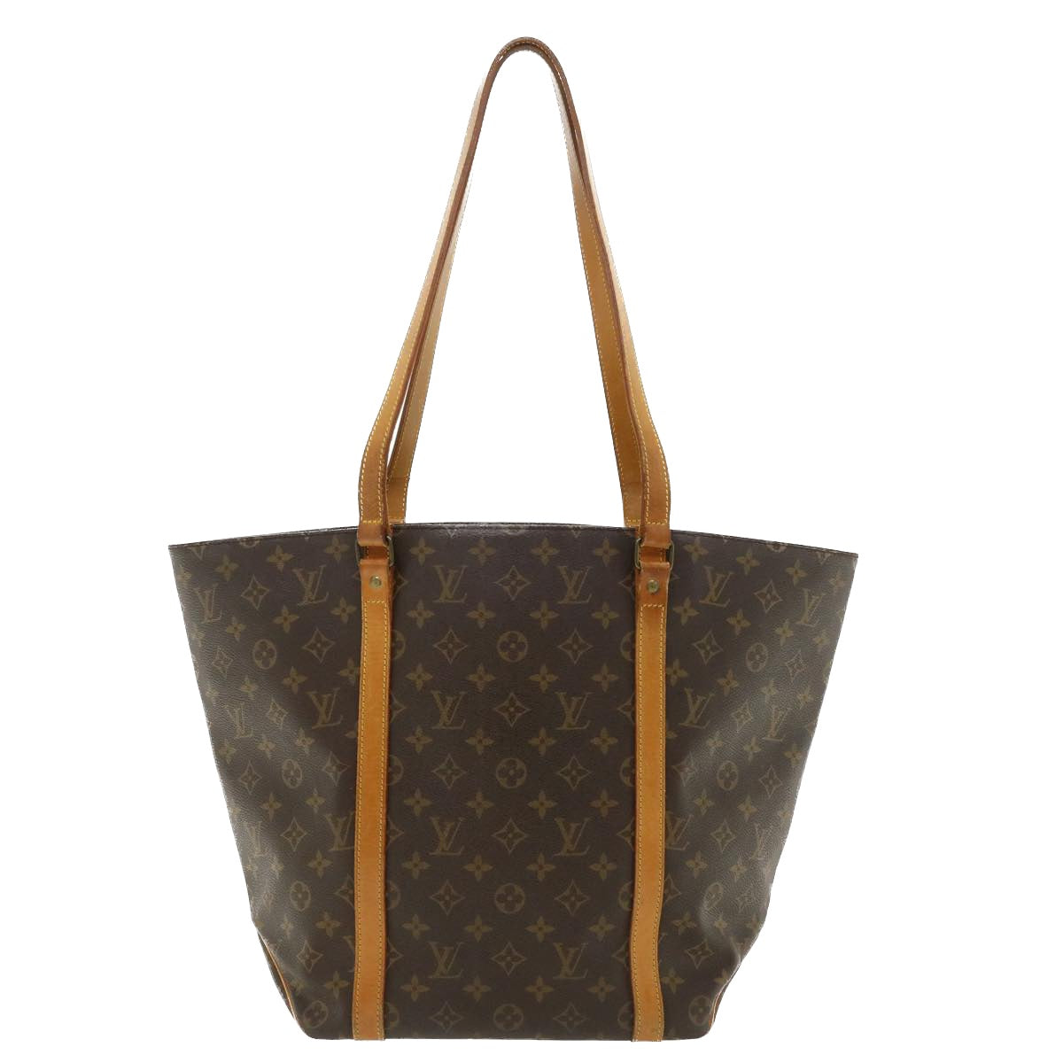 LOUIS VUITTON Monogram Sac Shopping Tote Bag M51108 LV Auth 36479