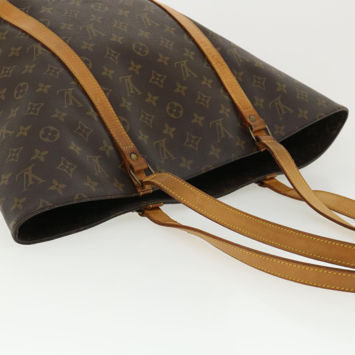 LOUIS VUITTON Monogram Sac Shopping Tote Bag M51108 LV Auth 36479