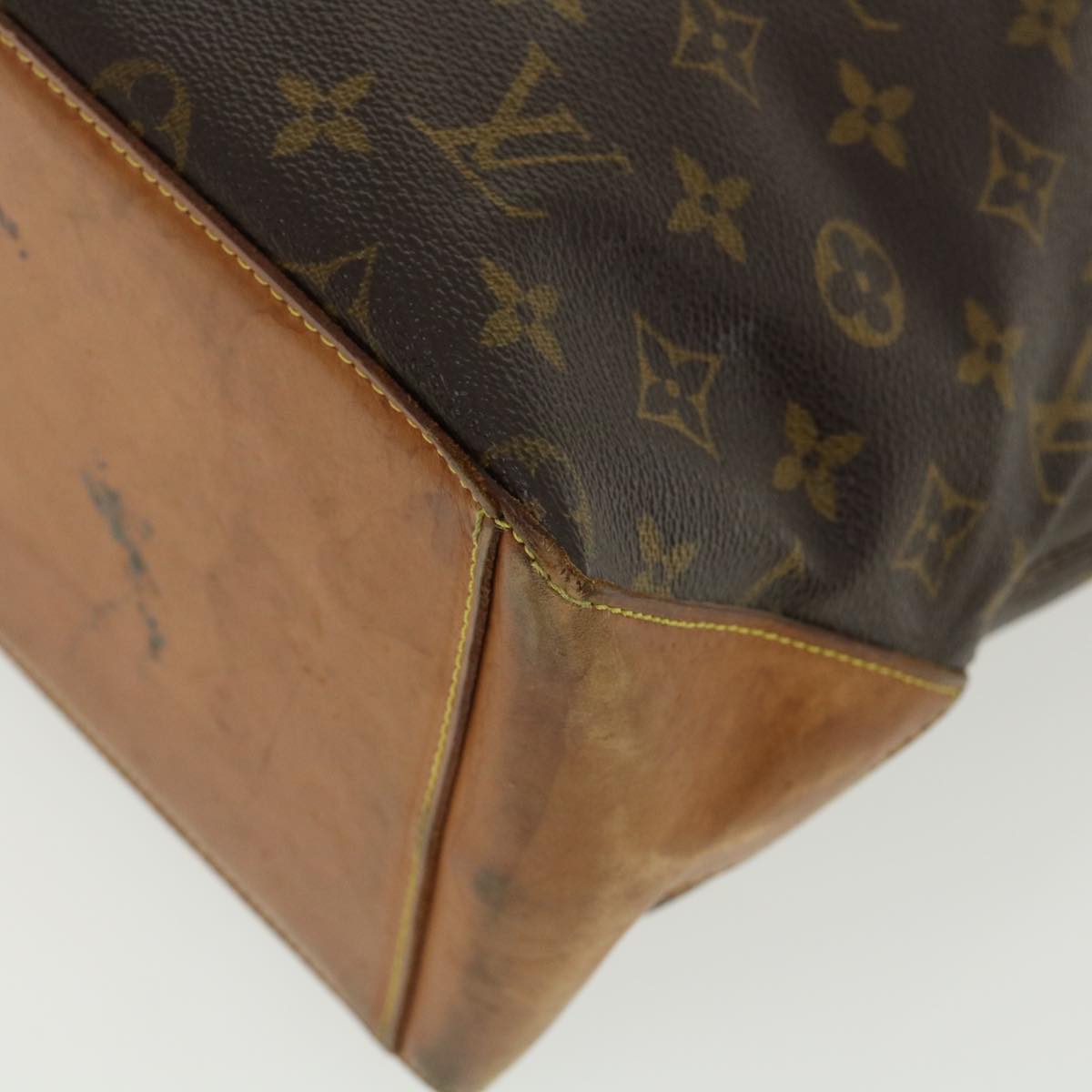 LOUIS VUITTON Monogram Cabas Mezzo Tote Bag M51151 LV Auth 36480