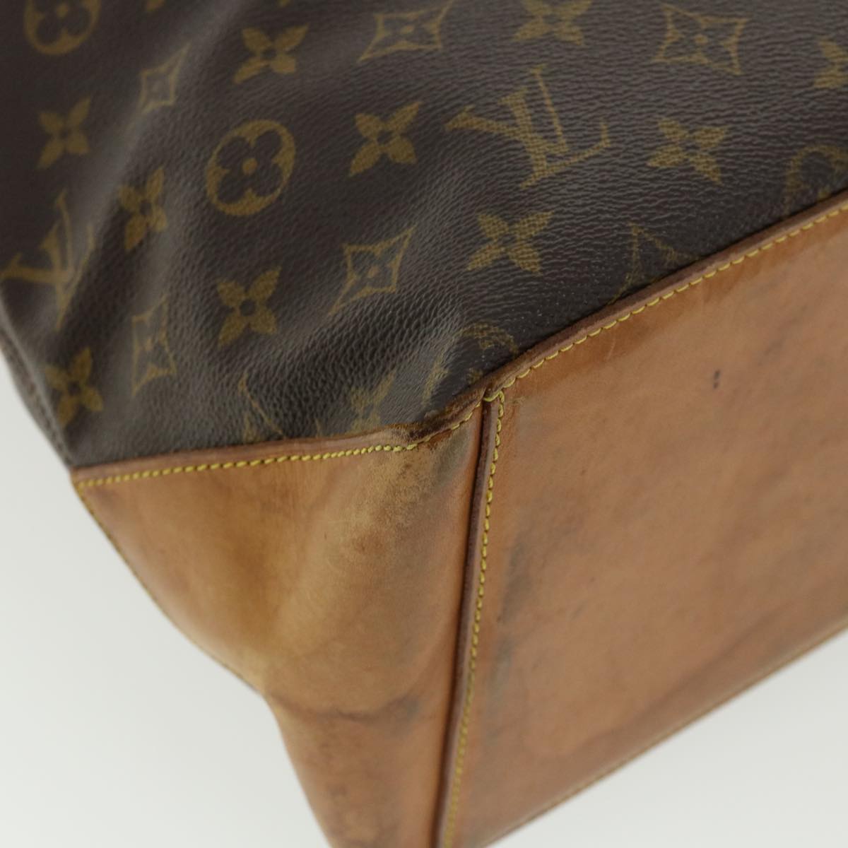 LOUIS VUITTON Monogram Cabas Mezzo Tote Bag M51151 LV Auth 36480