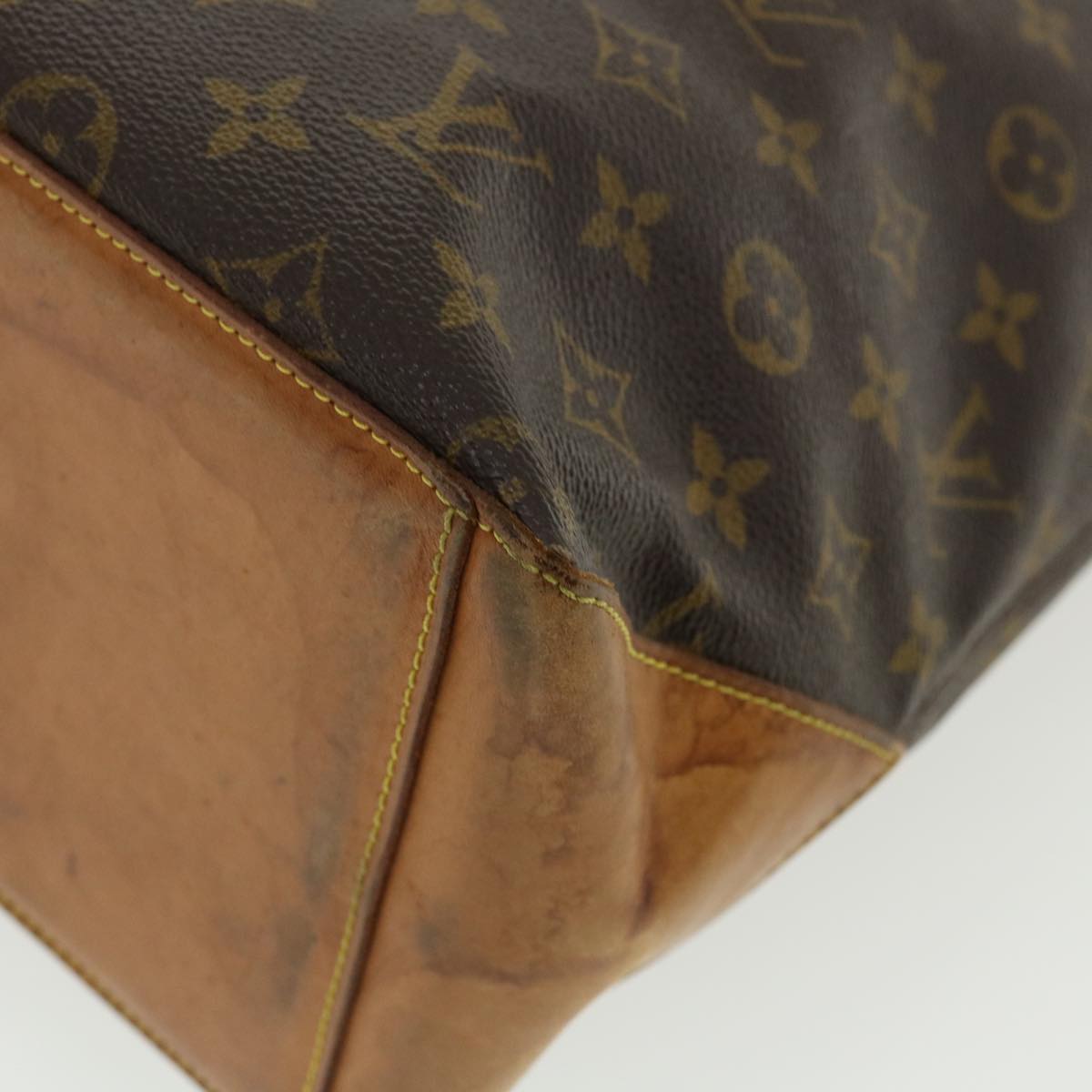 LOUIS VUITTON Monogram Cabas Mezzo Tote Bag M51151 LV Auth 36480