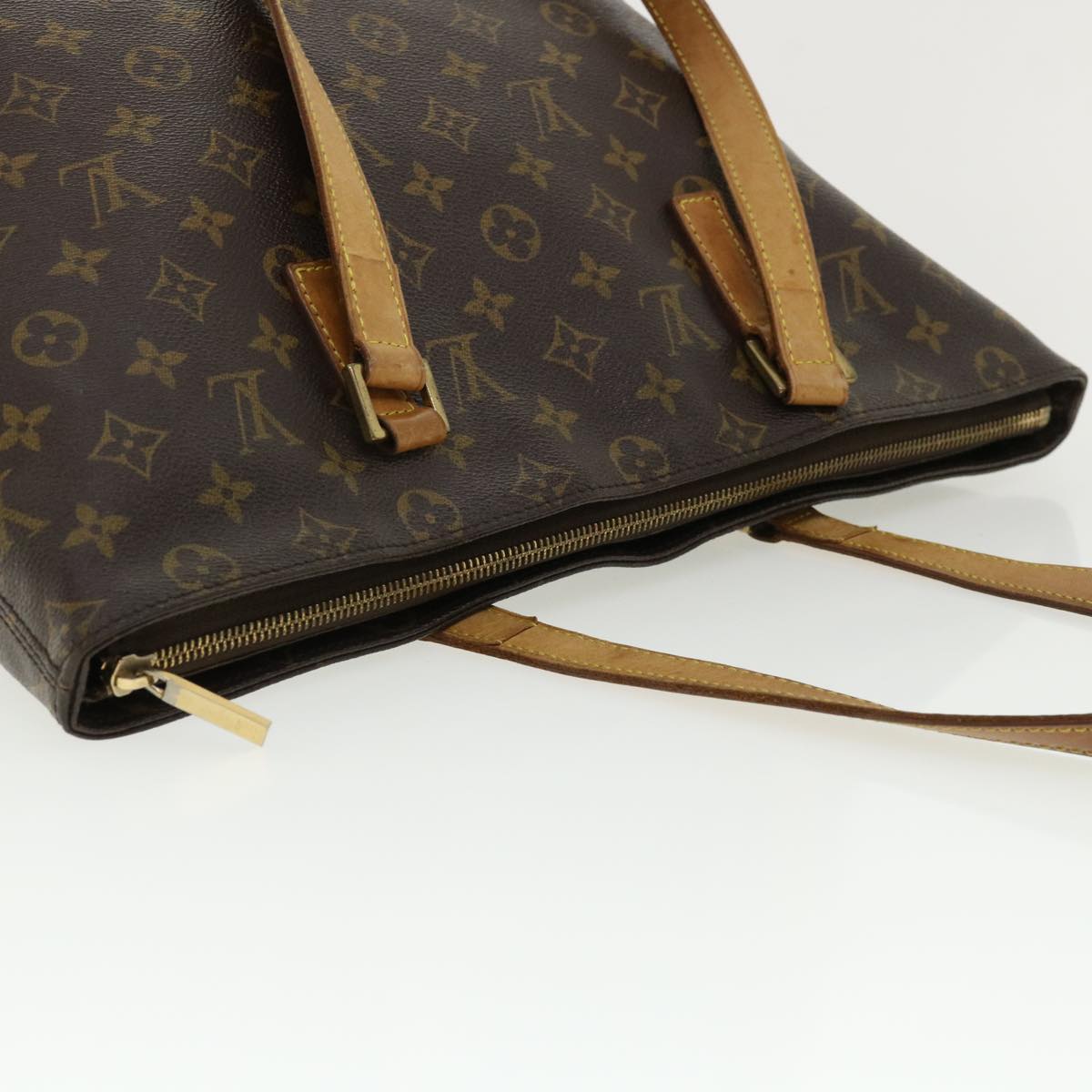 LOUIS VUITTON Monogram Cabas Mezzo Tote Bag M51151 LV Auth 36480