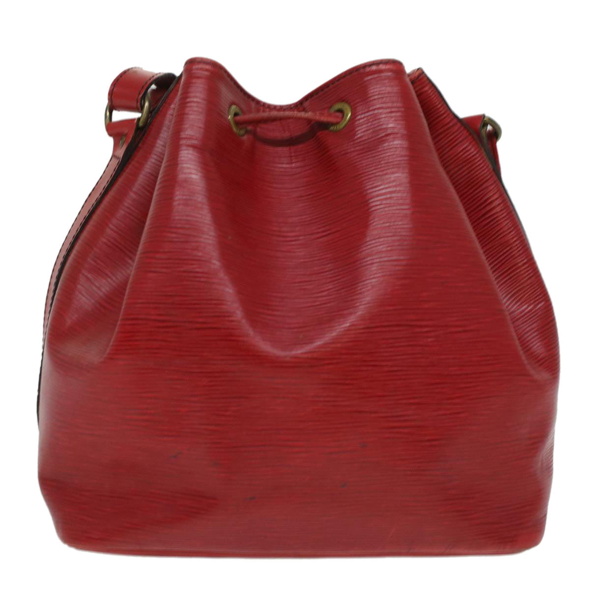 LOUIS VUITTON Epi Petit Noe Shoulder Bag Red M44107 LV Auth 36494 - 0