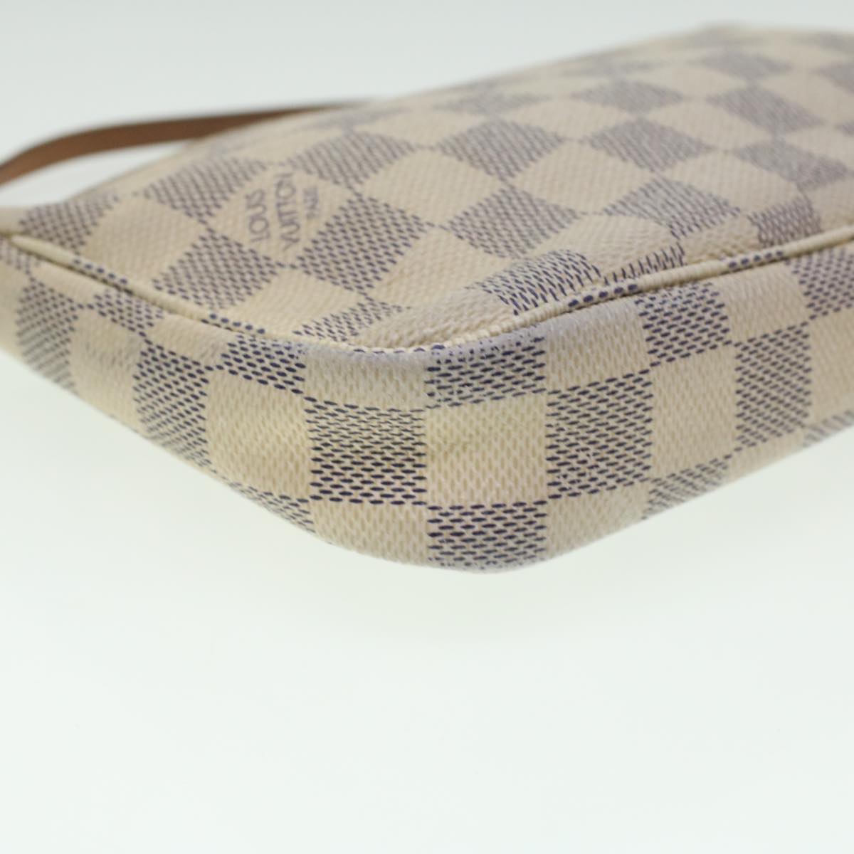 LOUIS VUITTON Damier Azur Pochette Accessoires Pouch N51986 LV Auth 36509