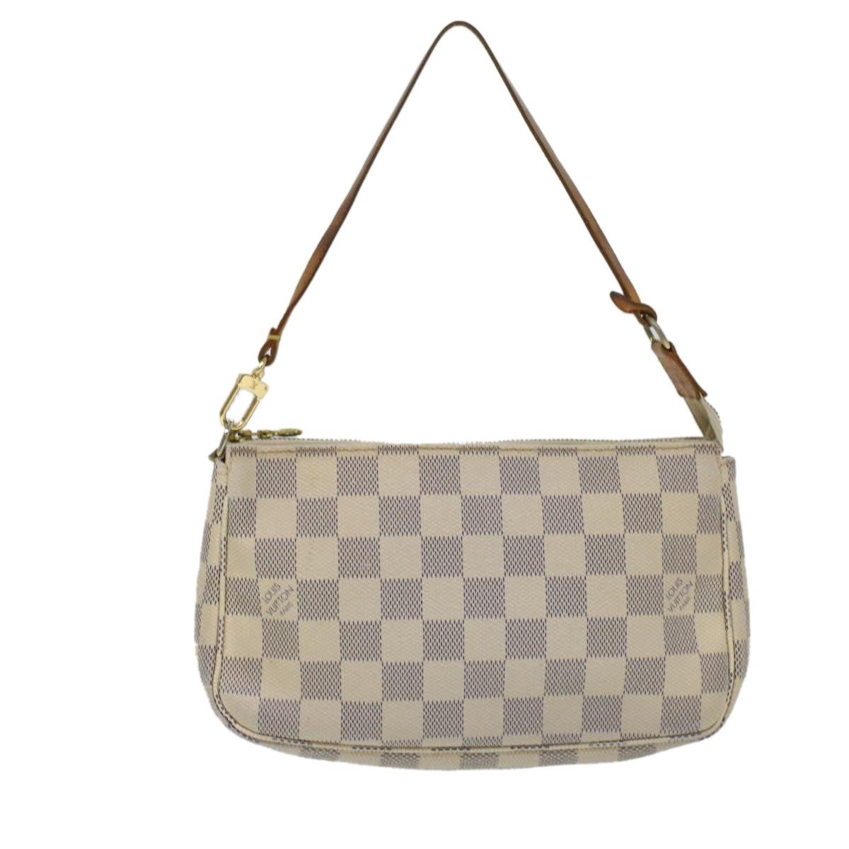 LOUIS VUITTON Damier Azur Pochette Accessoires Pouch N51986 LV Auth 36509