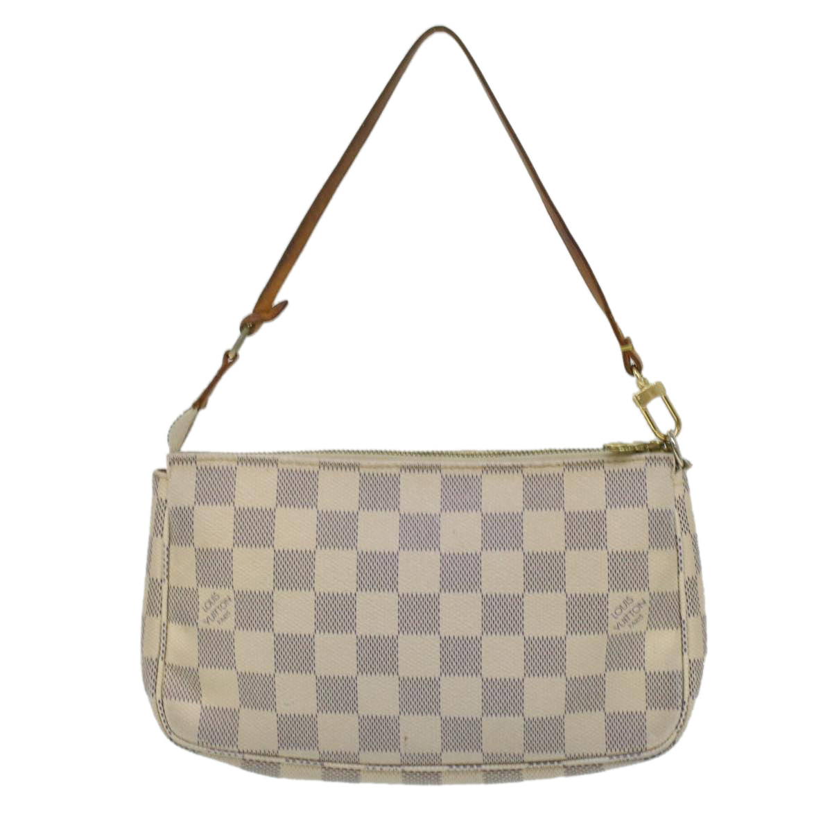 LOUIS VUITTON Damier Azur Pochette Accessoires Pouch N51986 LV Auth 36509