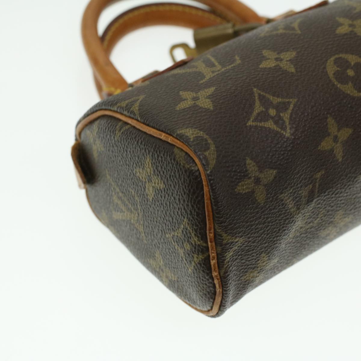 LOUIS VUITTON Monogram Mini Speedy Hand Bag M41534 LV Auth 36512