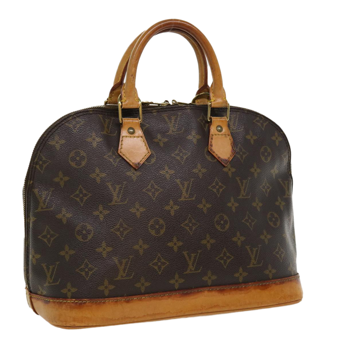 LOUIS VUITTON Monogram Alma Hand Bag M51130 LV Auth 36519