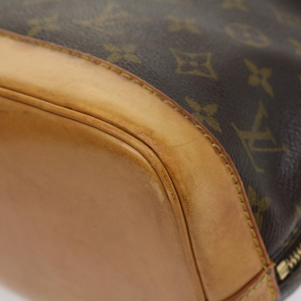 LOUIS VUITTON Monogram Alma Hand Bag M51130 LV Auth 36519