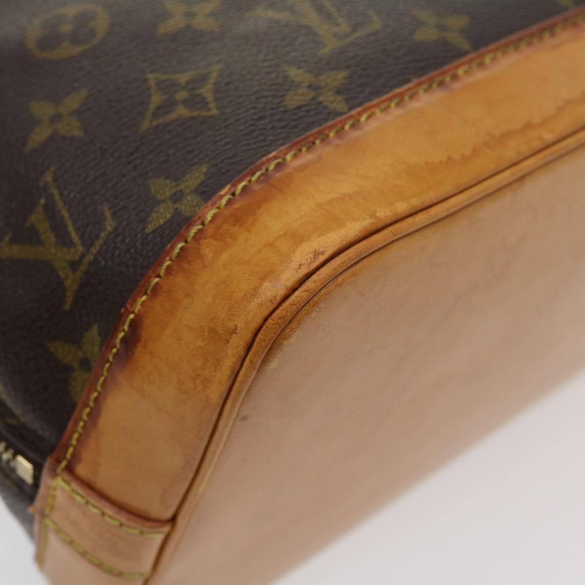 LOUIS VUITTON Monogram Alma Hand Bag M51130 LV Auth 36519