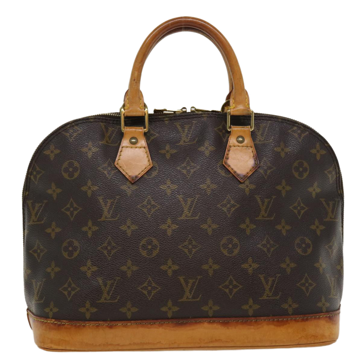 LOUIS VUITTON Monogram Alma Hand Bag M51130 LV Auth 36519