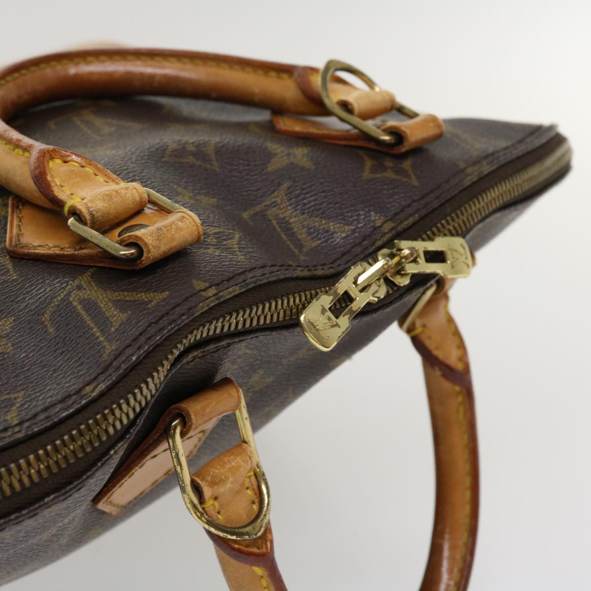 LOUIS VUITTON Monogram Alma Hand Bag M51130 LV Auth 36519