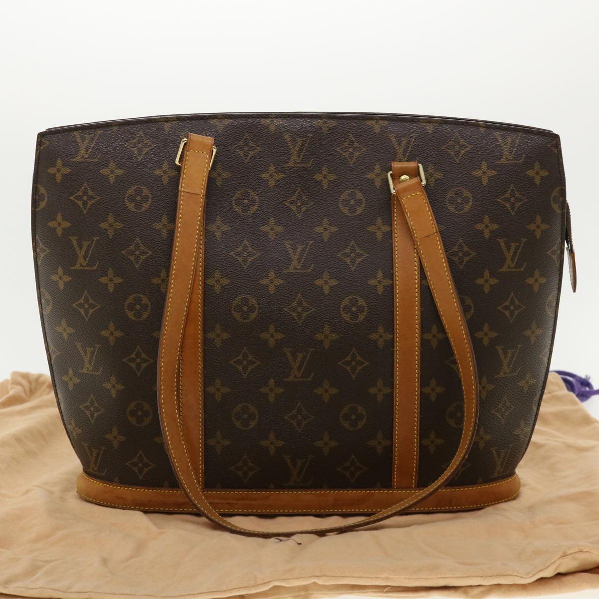 LOUIS VUITTON Monogram Babylone Tote Bag M51102 LV Auth 36527