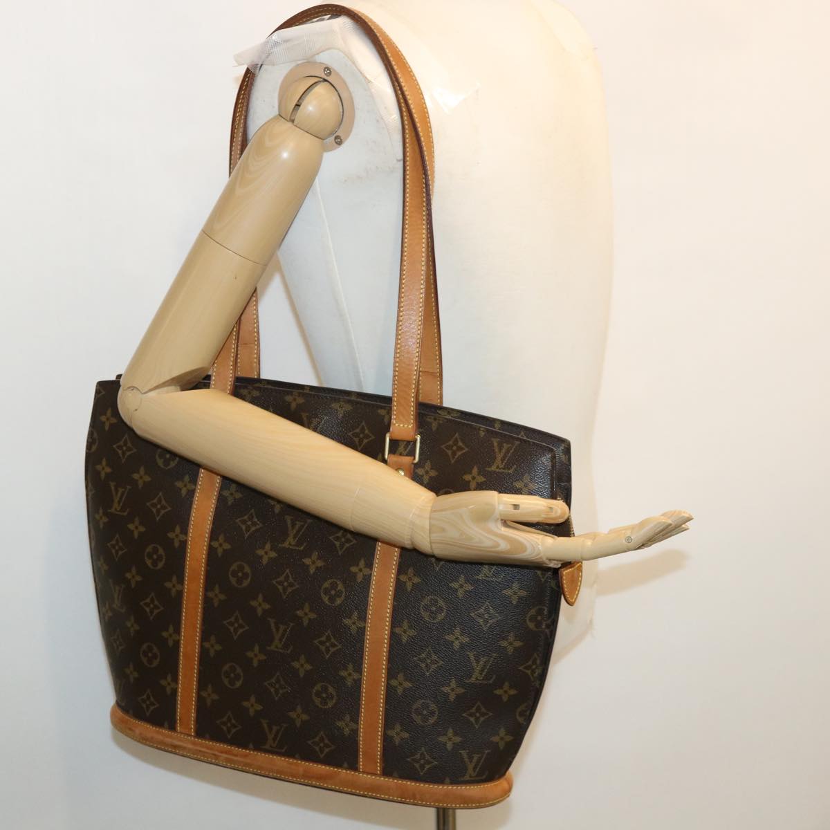 LOUIS VUITTON Monogram Babylone Tote Bag M51102 LV Auth 36527