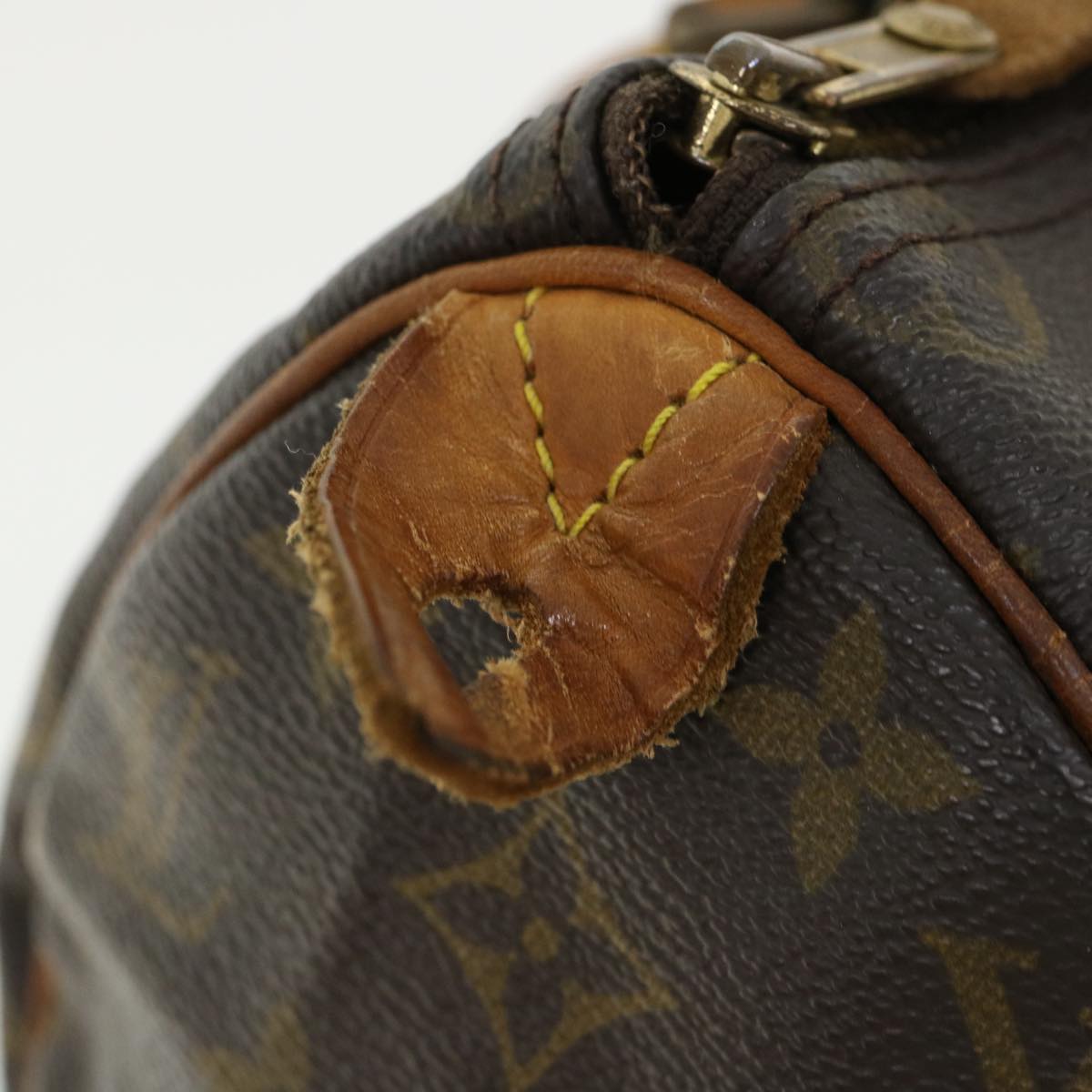 LOUIS VUITTON Monogram Speedy 25 Hand Bag M41528 LV Auth 36540