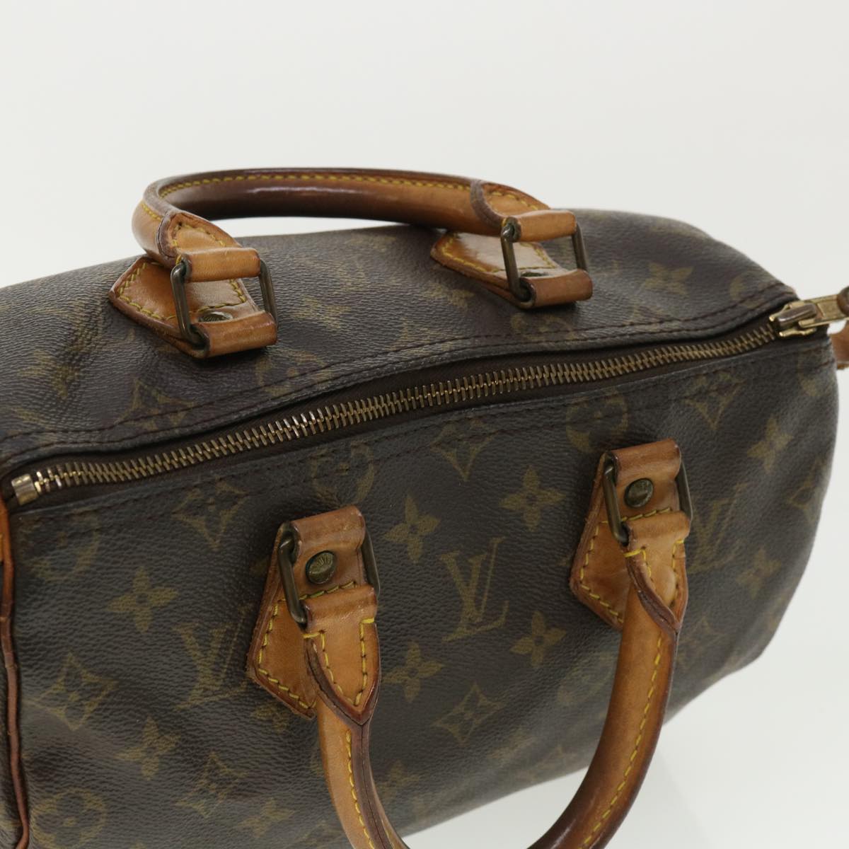 LOUIS VUITTON Monogram Speedy 25 Hand Bag M41528 LV Auth 36540