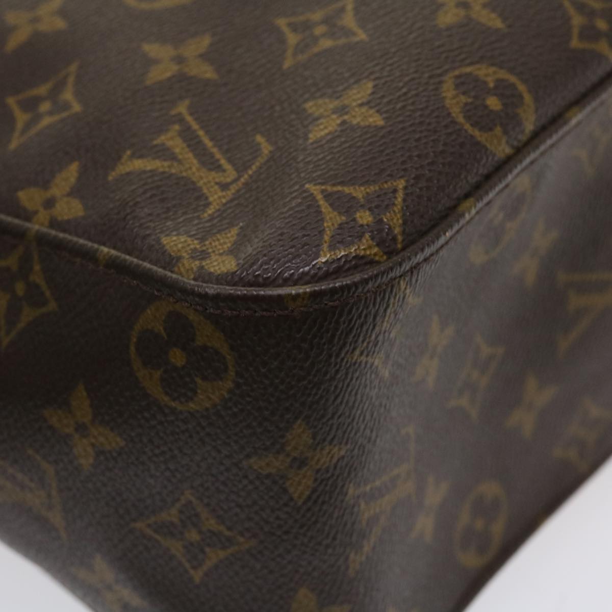 LOUIS VUITTON Monogram Looping GM Shoulder Bag M51145 LV Auth 36592