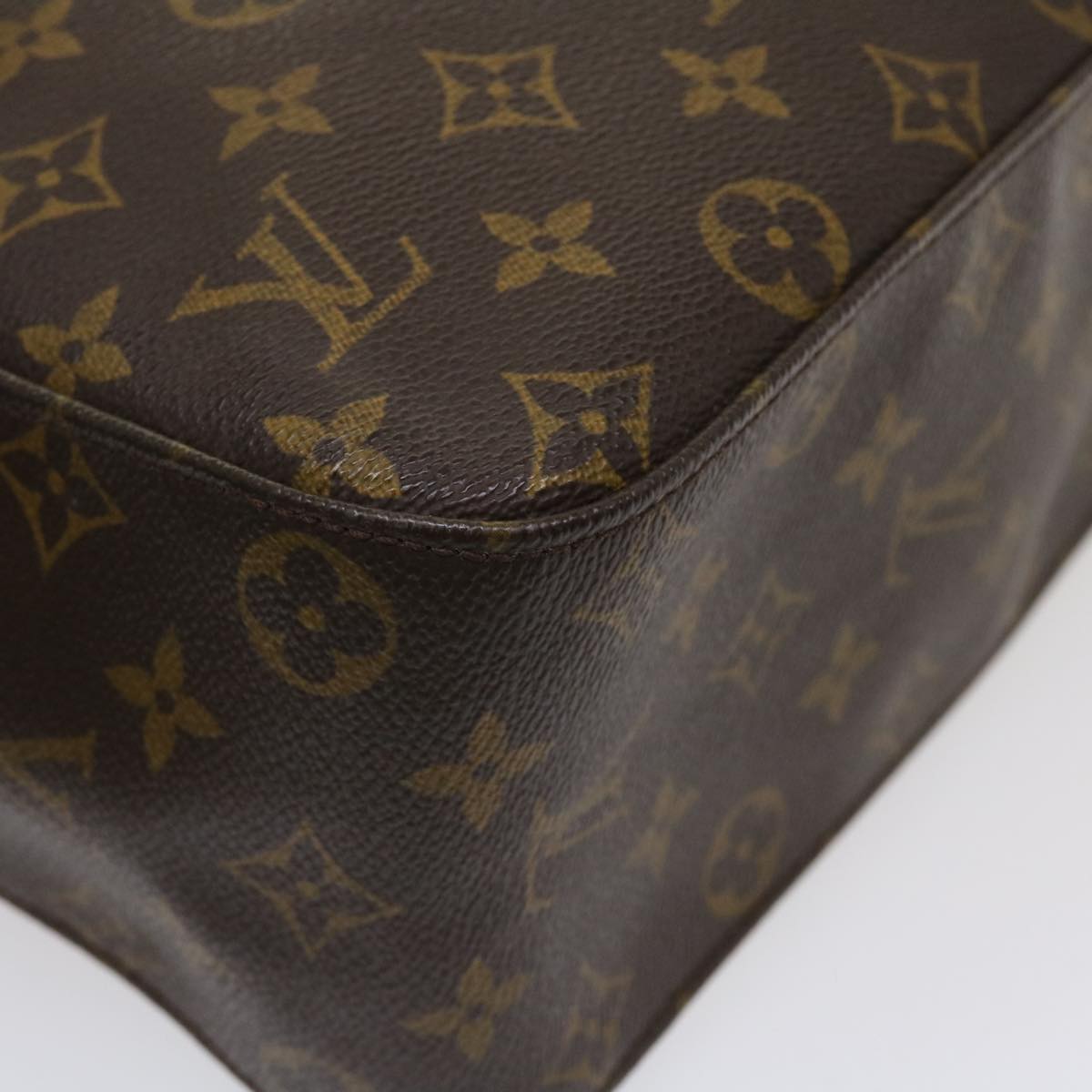 LOUIS VUITTON Monogram Looping GM Shoulder Bag M51145 LV Auth 36592