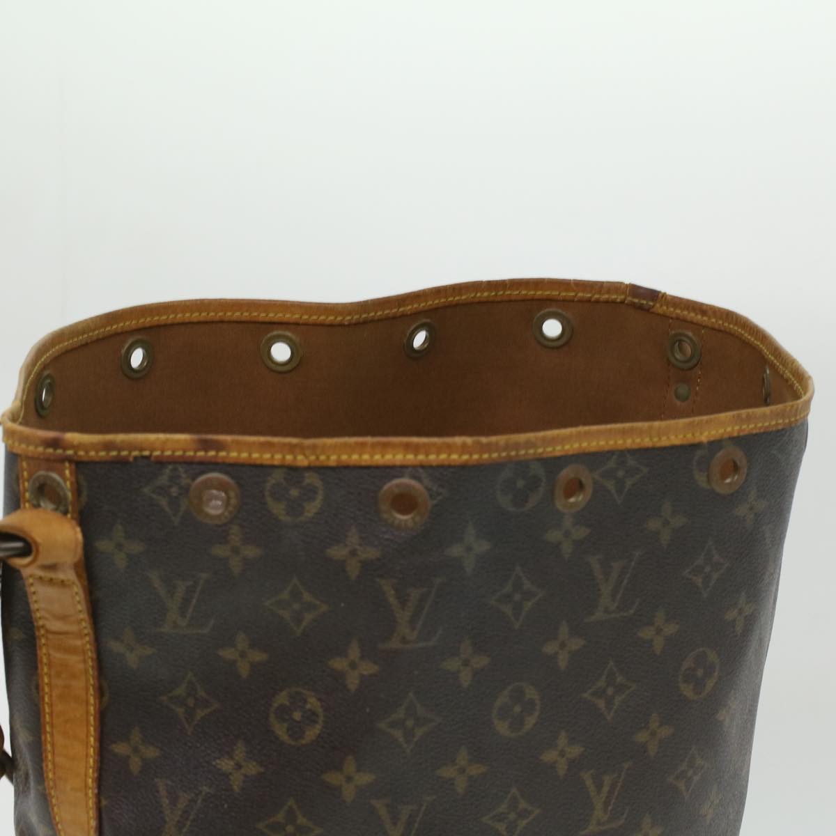 LOUIS VUITTON Monogram Noe Shoulder Bag M42224 LV Auth 36615