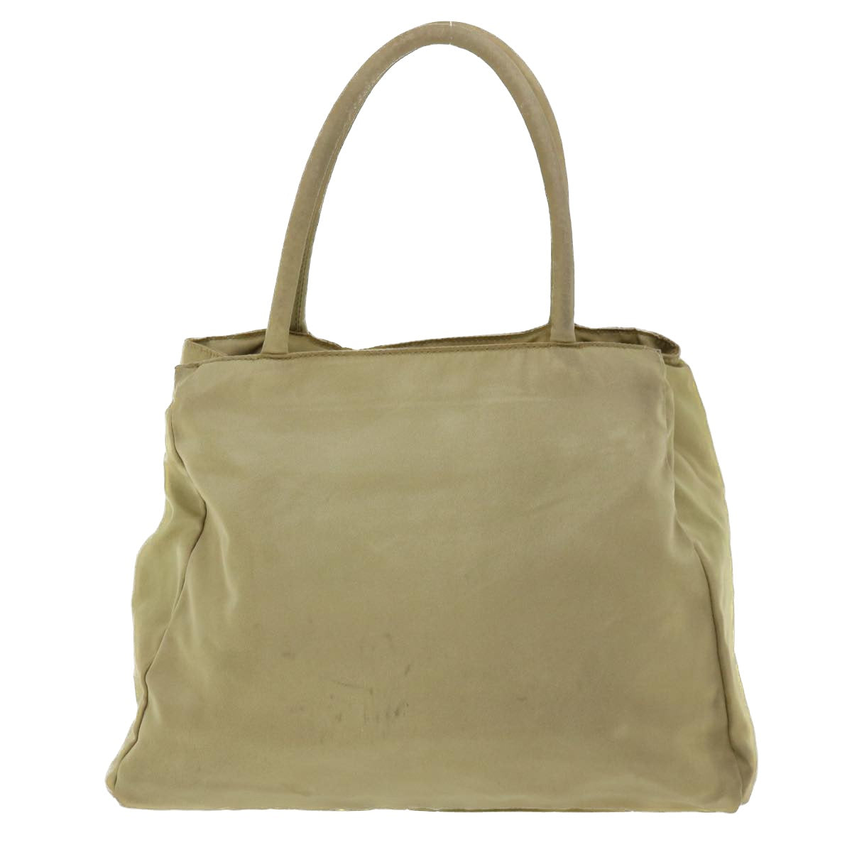 PRADA Hand Bag Nylon Khaki Auth 36628 - 0