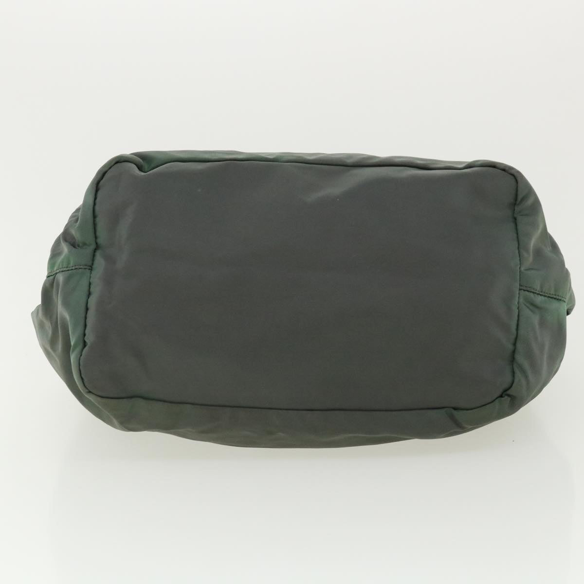 PRADA Hand Bag Nylon Gray Auth 36632