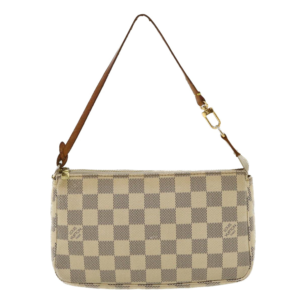 LOUIS VUITTON Damier Azur Pochette Accessoires Pouch N51986 LV Auth 36640