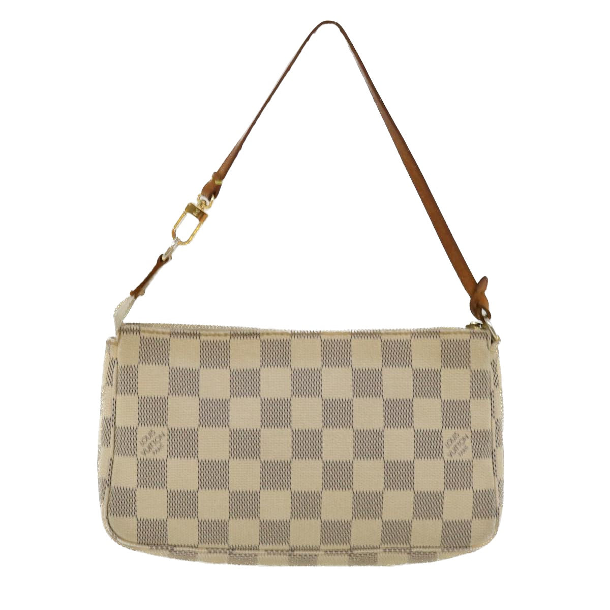 LOUIS VUITTON Damier Azur Pochette Accessoires Pouch N51986 LV Auth 36640